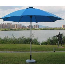 Patio Umbrella Dia 3M Round Aluminium Outdoor Garden Tent Garden Umbrella With Fiberglass Light Rib UMB-046