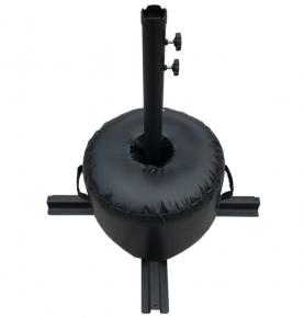 Patio Umbrella Base Weght Bag Round Shape Dia.45X30.5cm Water Injected PVC Bag Parasol Base For Outdoor Umbrella
