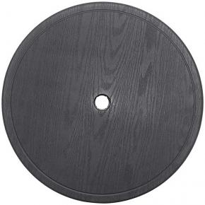 50*2cm PP Plastic Round Shape Easy Assembly Wood Grain Pattern Accessory Table Umbrella Base For Outdoor